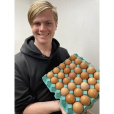 NICKI'S FREE RANGE EGGS SIZES 6's & 7's TRAY OF 30 EGGS 
